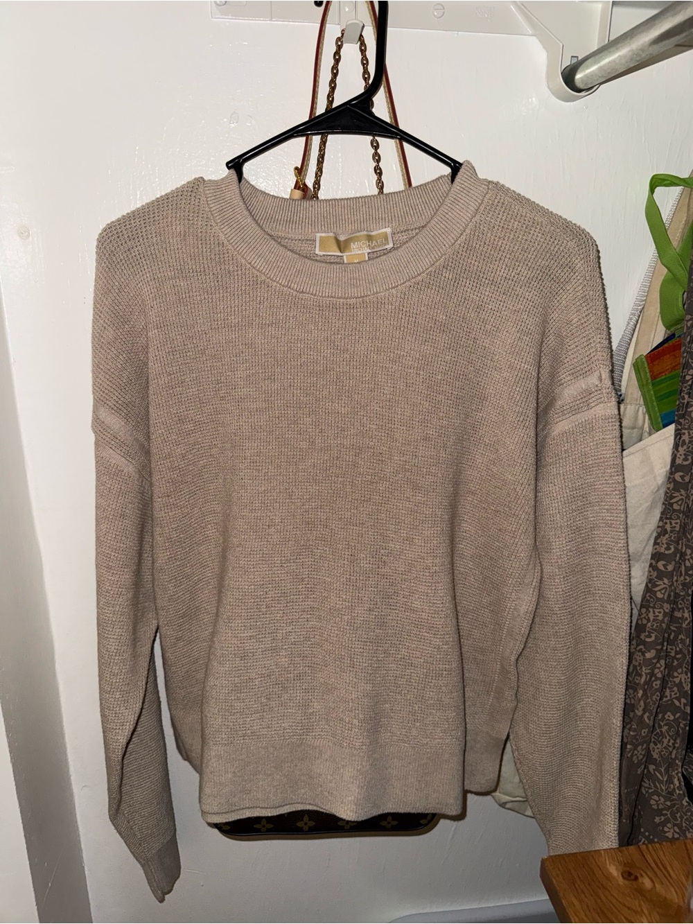 Michael Kors Beige Knit Pullover Sweater